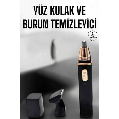 Seyahat Tipi Mini Taşınabilir Siyah Burun Kulak Yanak Kıl ve Tüy Temizleme Makinesi