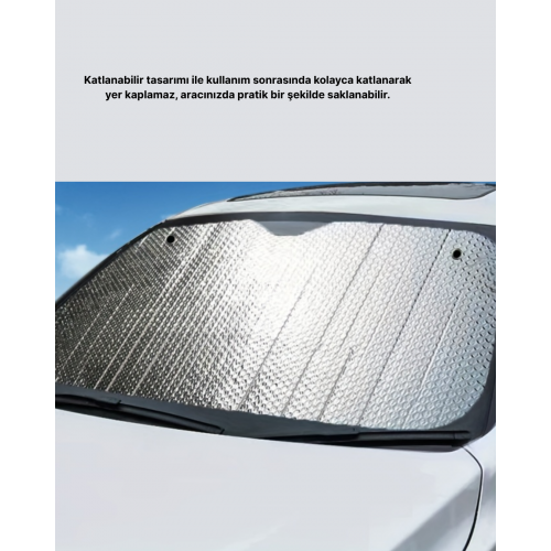 Katlanabilir Araba Güneşliği – UV Işınlarına Karşı Maksimum Koruma