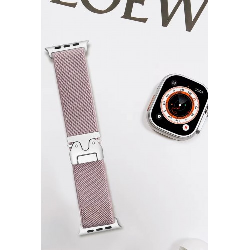 Apple Watch 42mm Forest Kumaş Kordon - Lila-(5796) Apple Watch 42mm Forest Kumaş Kordon - Lila-(5796)