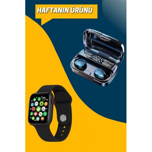 Kaliteli Akıllı Saat ve Kaliteli Bluetooth Kulaklık ANC Özelliği Uzun Pil Ömrü