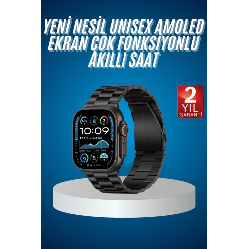 Akıllı Saat 3 Kordonlu Waterproof Adımsayar Titreşim ve GPS Özelliği