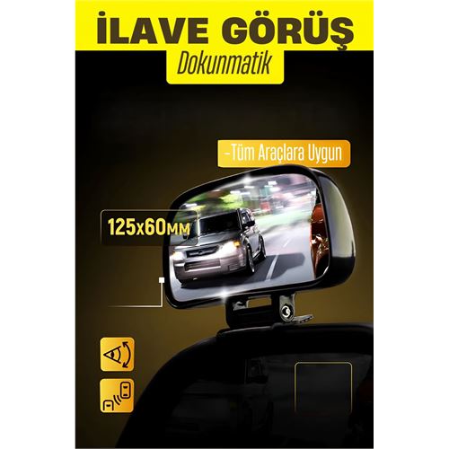 Turk Ayna Üstü İlave Görüş Aynası  Dokunmatik