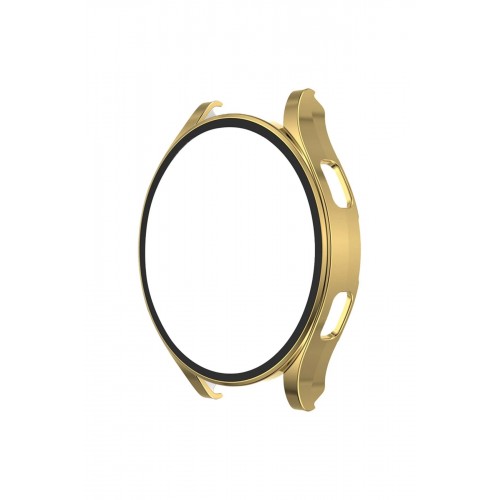 Watch 5 Pro 45mm Wall Camlı Kasa Ekran Koruyucu - Gold-(5796)