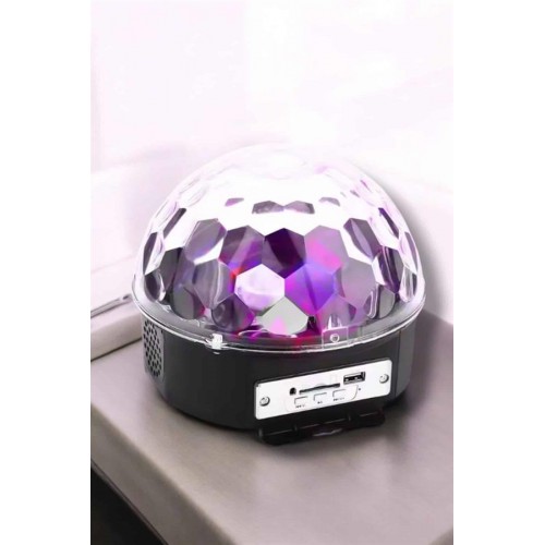 Bluetooth ve Uzaktan Kumandalı Çok Renkli Masaüstü Disko Topu Bluetooth ve Uzaktan Kumandalı Çok Renkli Masaüstü Disko Topu