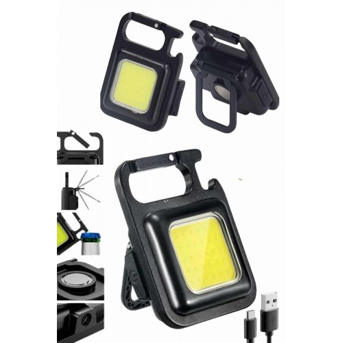 Kamp Çadır Lambası Şarjlı El Feneri Işıldak Anahtarlık Mini Mıknatıslı Kamp Çadır Lambası Şarjlı El Feneri Işıldak Anahtarlık Mini Mıknatıslı