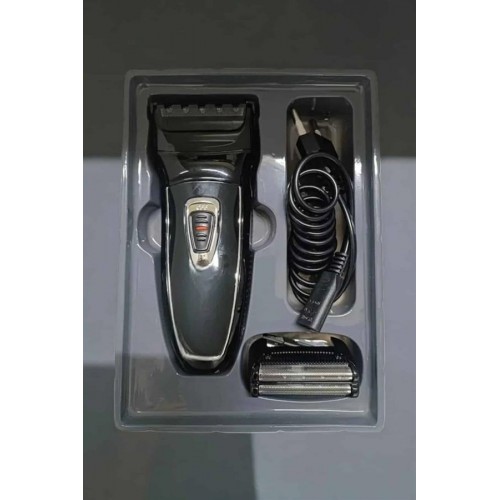 Şarjlı Paslanmaz Çelik Bıçaklı ve Kablosuz Saç Sakal Tıraş Makinesi