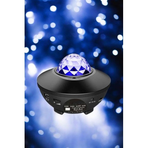 Çocuklara Özel Şarjlı Bluetooth Hoparlör Parti Led Lambası Yıldızlı Projeksiyon Çocuklara Özel Şarjlı Bluetooth Hoparlör Parti Led Lambası Yıldızlı Projeksiyon