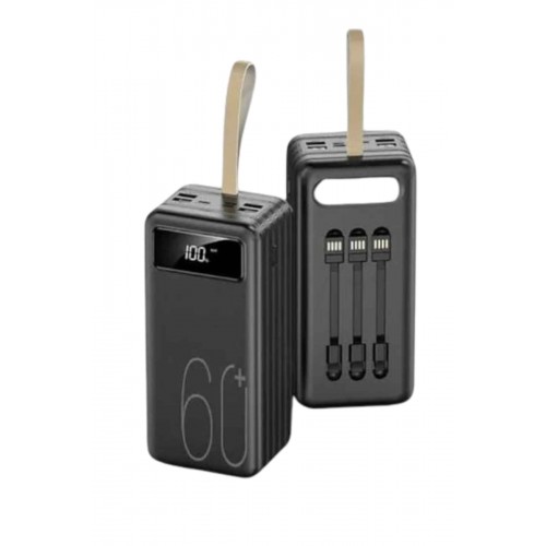 Hızlı Şarj 4 Çıkışlı Powerbank 60.000 Mah Taşınabilir Dijital Göstergeli Hızlı Şarj 4 Çıkışlı Powerbank 60.000 Mah Taşınabilir Dijital Göstergeli