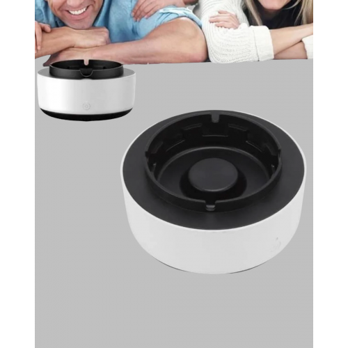 Sigara Dumanı ve Koku Giderici Hava Temizleyici Küllük – 2 Katmanlı Filtreli USB Şarjlı