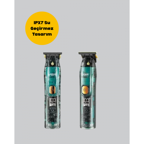 VGR V-695 Şarjlı Saç Sakal Tıraş Makinesi 2600mAh Batarya ve Kılavuz Taraklı VGR V-695 Şarjlı Saç Sakal Tıraş Makinesi 2600mAh Batarya ve Kılavuz Taraklı