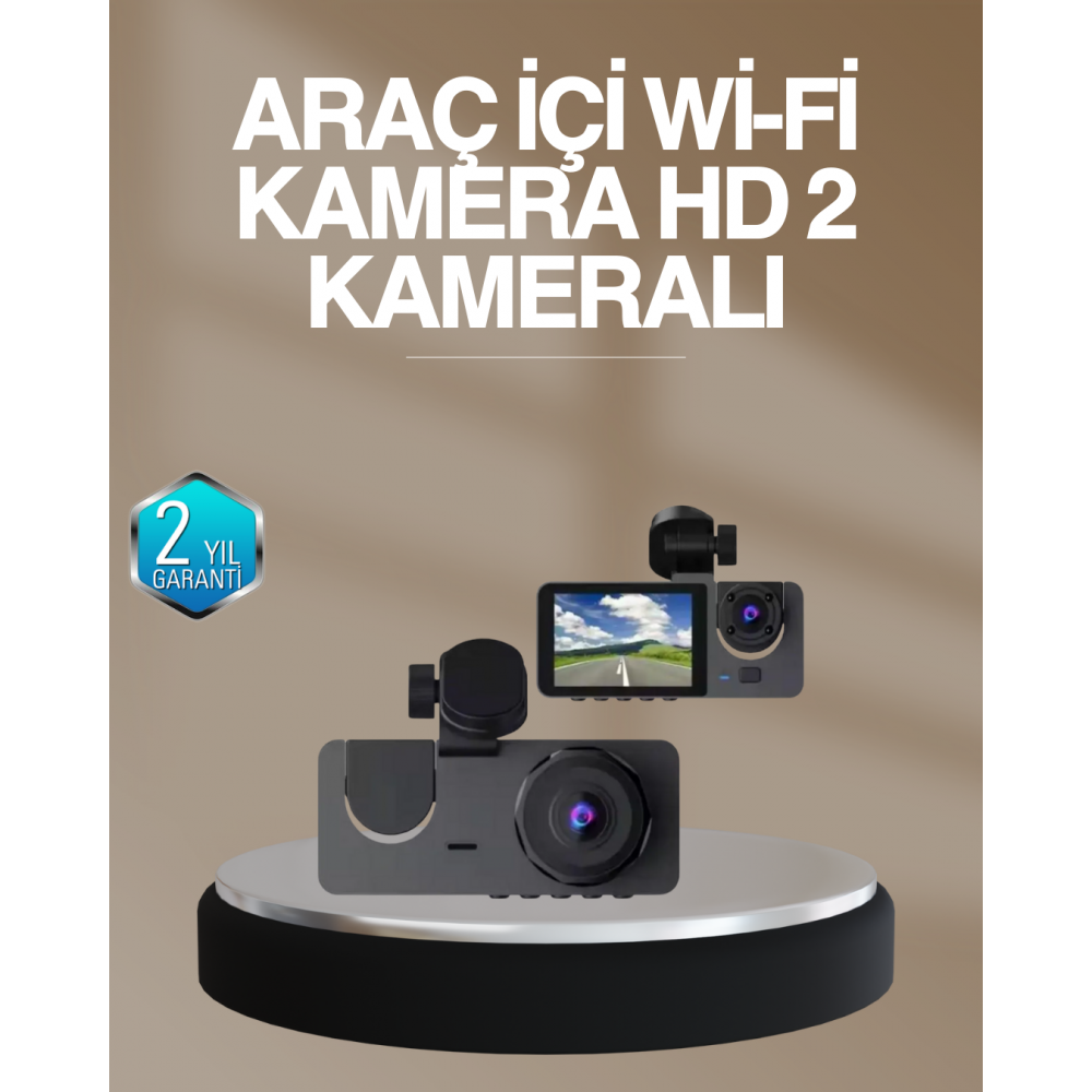 DVR Araç İçi Kamera Hareket Algılayabilen 1080P CarPlay Video Kaydedici