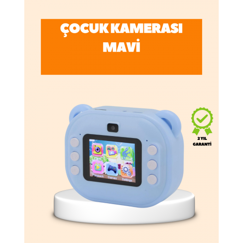 Termal Baskı Teknolojili Anında Fotoğraf Kamerası – 24MP Çift Lens 32GB Hafıza