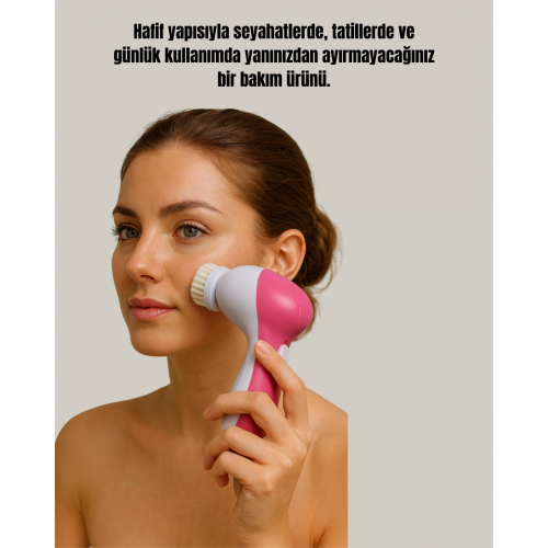 Çok Fonksiyonlu Elektrikli Yüz Bakım Fırçası