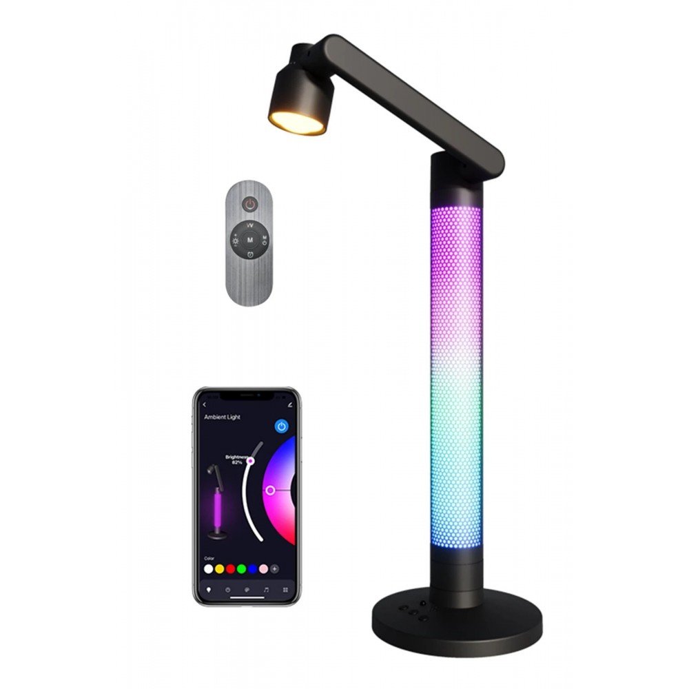 HFW002 RGB Masaüstü Dekoratif Lamba - Siyah-(5796)