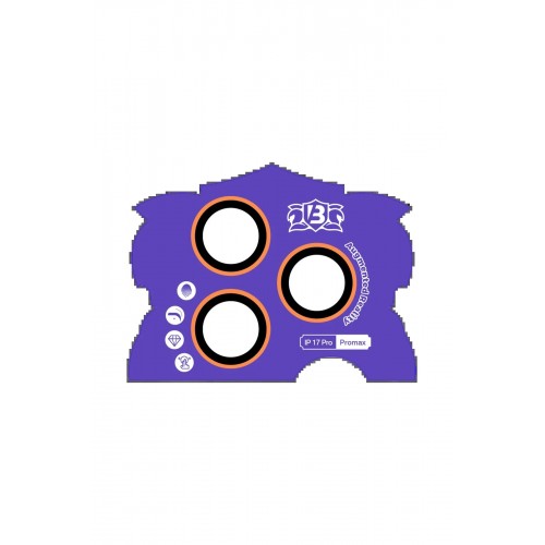 Apple iPhone 17 Pro Max Bilvis Titan Kamera Lens - Turuncu-(5796)