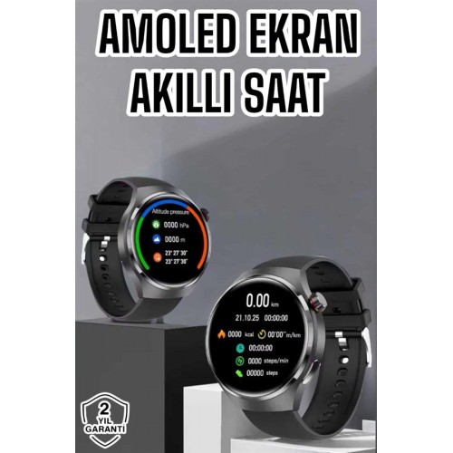 Akıllı Saat Bluetooth Bağlantılı Amoled Ekran Uyku ve Sağlık Takibi Akıllı Saat Bluetooth Bağlantılı Amoled Ekran Uyku ve Sağlık Takibi