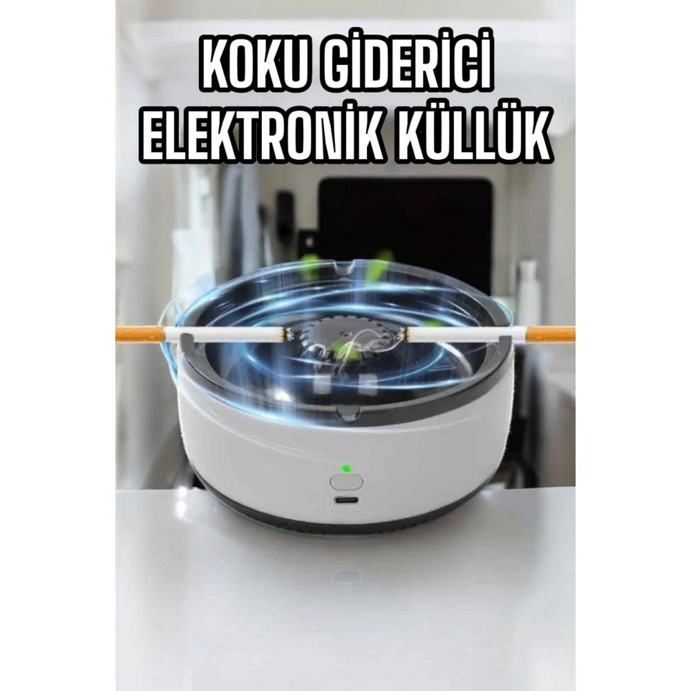 Küllük Duman Giderici Temizlenebilir Elektronik Pilli