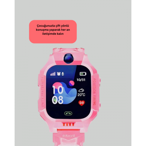 S10 Çocuk Akıllı Saati Konum Geçmişi ve Alarm Fonksiyonlu