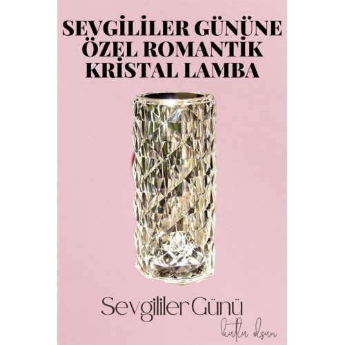 Sevgililer Gününe Özel Romantik Kristal Gece Lambası Sevgiliye Hediye Sevgililer Gününe Özel Romantik Kristal Gece Lambası Sevgiliye Hediye