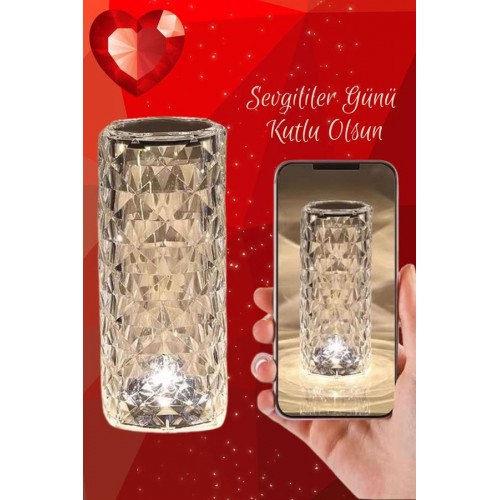 Sevgililer Gününe Özel Romantik Kristal Gece Lambası Sevgiliye Hediye Sevgililer Gününe Özel Romantik Kristal Gece Lambası Sevgiliye Hediye