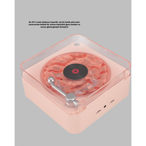 Retro Kristal Netliğinde Ses – Gece Işıklı Retro Bluetooth Hoparlör Retro Kristal Netliğinde Ses – Gece Işıklı Retro Bluetooth Hoparlör