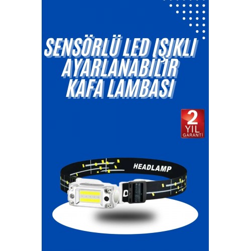 Kafa Lambası Su Geçirmez Kafa Feneri 3 Mod Aydınlatma