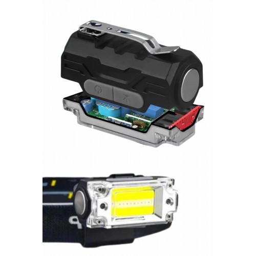 Kafa Lambası Su Geçirmez Kafa Feneri 3 Mod Aydınlatma