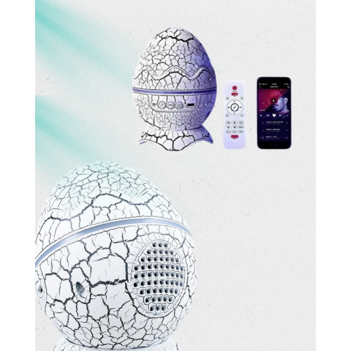 Çocuk Odası İçin Galaxy Projektör + Beyaz Gürültü + Uzaktan Kumandalı