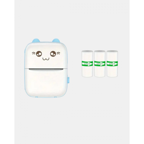 Mini Bluetooth Termal Yazıcı 1200mAh Şarjlı Taşınabilir