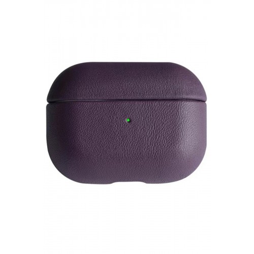 Airpods Pro 2 (2.nesil) 405 Deri Kılıf - Mor-(5796)
