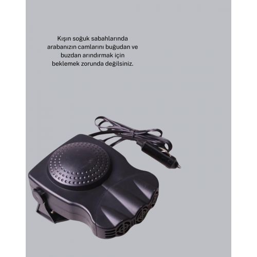 Araç İçi 150W Isıtıcı ve Soğutucu Fan