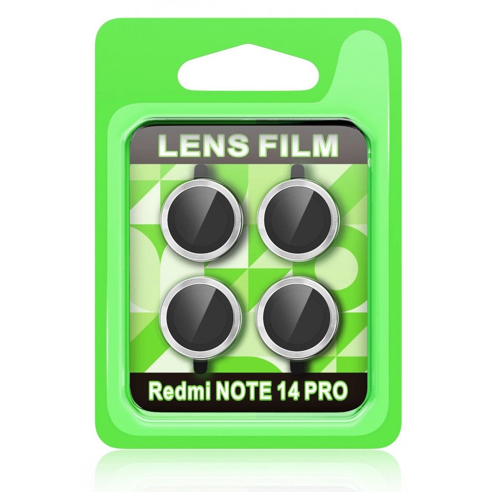 Xiaomi Redmi Note 14 Pro 5G Raze Metal Kamera Lens - Gümüş-(5796)