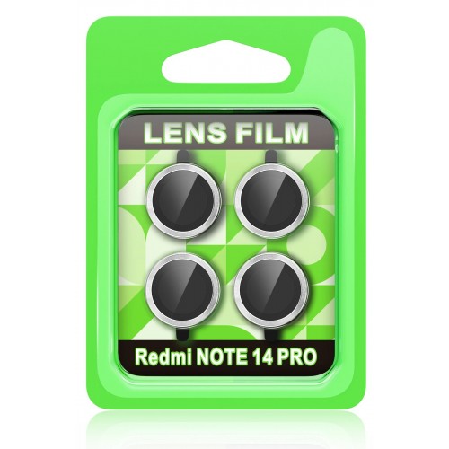 Xiaomi Redmi Note 14 Pro 5G Raze Metal Kamera Lens - Gümüş-(5796)