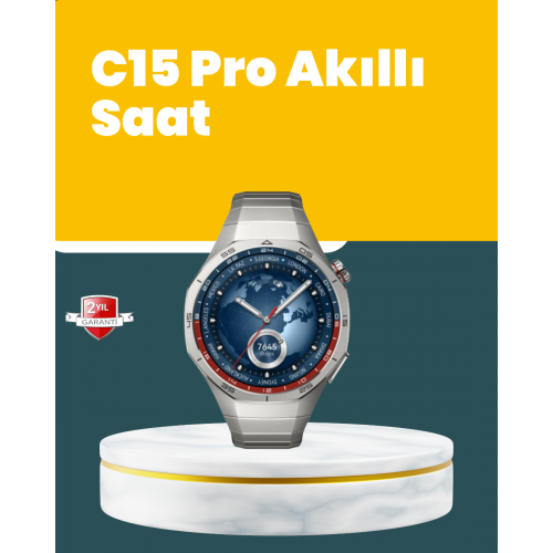 Akıllı Saat Nabız Ölçer Adım Sayar ve Uyku Takip Özellikli