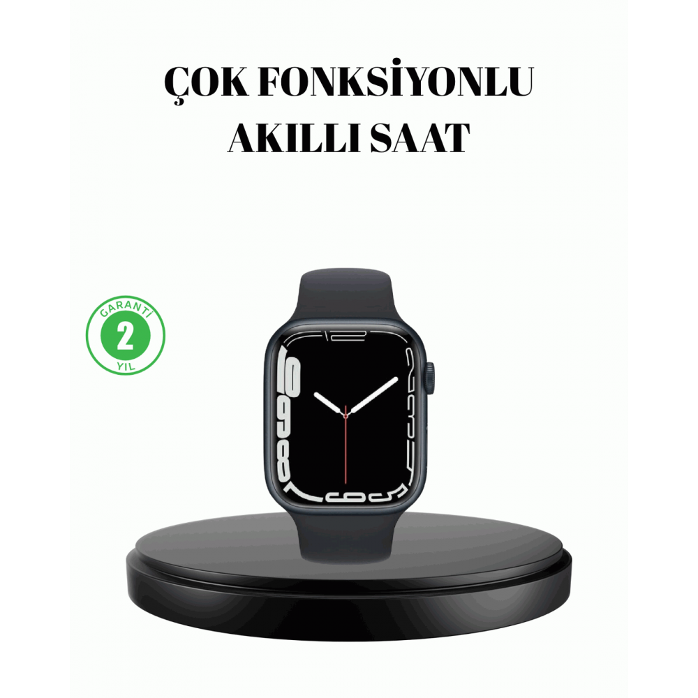 1.9 İnç Akıllı Saat – Bluetooth 5.0 Kablosuz Şarjlı IP68 Su Geçirmez Akıllı Saat