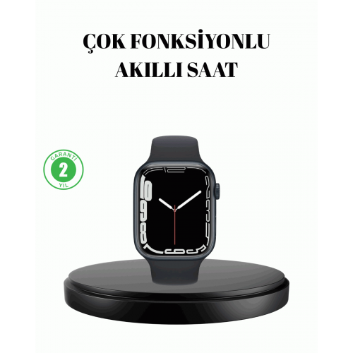 1.9 İnç Akıllı Saat – Bluetooth 5.0 Kablosuz Şarjlı IP68 Su Geçirmez Akıllı Saat