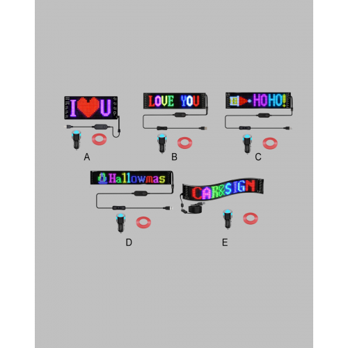 RGB Renkli LED Ekran Tabela USB Bağlantılı ve Kayan Yazı Destekli RGB Renkli LED Ekran Tabela USB Bağlantılı ve Kayan Yazı Destekli