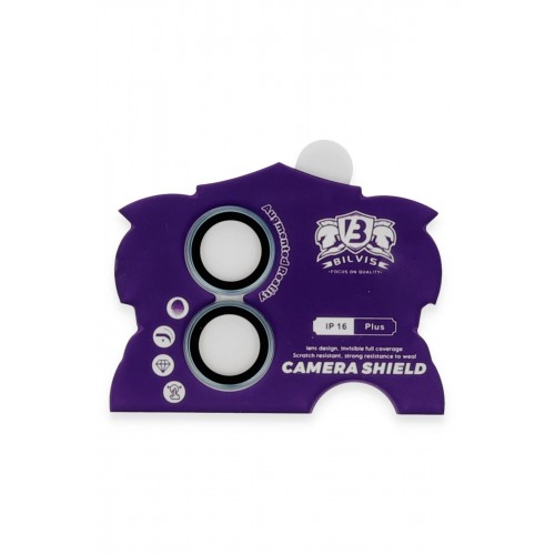 iPhone 16 Bilvis Titan Kamera Lens - Yeşil-(5796)