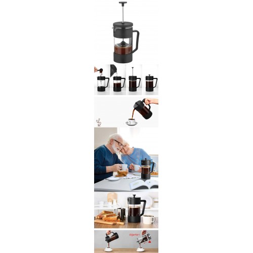 Turk French Press 300 Ml Piazzetta Büyülü Karışım Turk French Press 300 Ml Piazzetta Büyülü Karışım