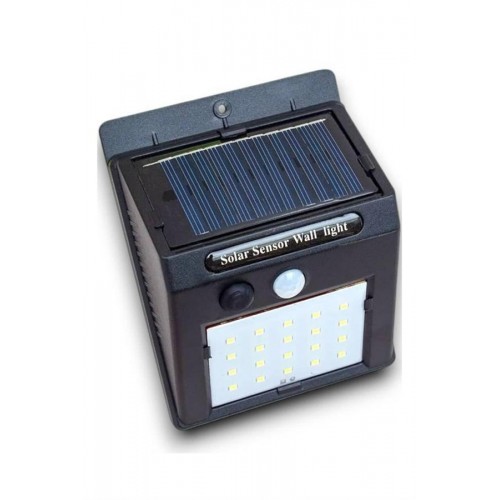 Solar Sensörlü Duvar Lambası Bahçe Lamba 20 Led Işık