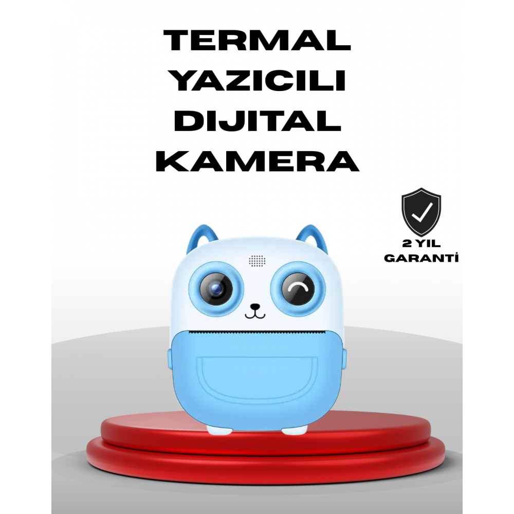 Çocuklar İçin Anında Baskı Dijital Kamera 48MP Full HD