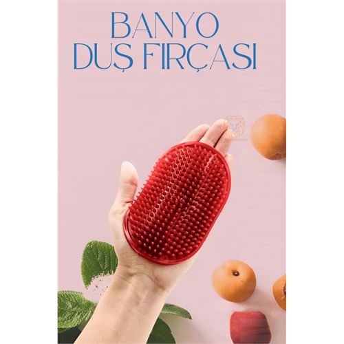 Turk Silikon Banyo Fırçası Masajlı