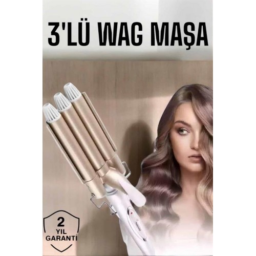 Wag Maşa Negatif İyon Teknolojili Isı Ayarlı Saç Maşası