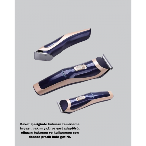 Profesyonel Şarjlı Saç ve Sakal Kesme Makinesi – Unisex 12 mm Ayarlanabilir Başlık Profesyonel Şarjlı Saç ve Sakal Kesme Makinesi – Unisex 12 mm Ayarlanabilir Başlık
