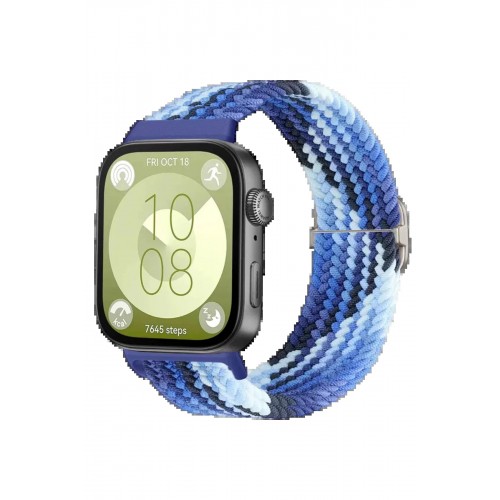 Huawei Fit 4 Star Kordon - Lacivert-Mavi-(5796)