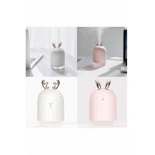 Aromaterapi Hava Nemlendirici Dekoratif USB Şarjlı Tavşan Nemlendirici
