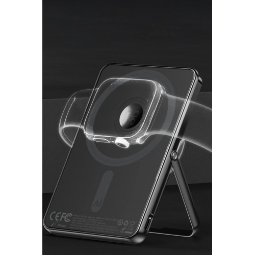 PW580 5.000 mAh 20W Type-C 15W Kablosuz Şarj 3W Saat Şarj ve 5W Kulaklık Şarj Destekli PD Hızlı Şarj Magsafe Powerbank - Siyah-(5796) PW580 5.000 mAh 20W Type-C 15W Kablosuz Şarj 3W Saat Şarj ve 5W Kulaklık Şarj Destekli PD Hızlı Şarj Magsafe Powerbank - Siyah-(5796)