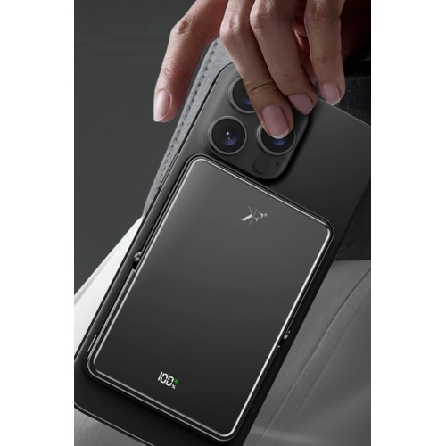 PW580 5.000 mAh 20W Type-C 15W Kablosuz Şarj 3W Saat Şarj ve 5W Kulaklık Şarj Destekli PD Hızlı Şarj Magsafe Powerbank - Siyah-(5796) PW580 5.000 mAh 20W Type-C 15W Kablosuz Şarj 3W Saat Şarj ve 5W Kulaklık Şarj Destekli PD Hızlı Şarj Magsafe Powerbank - Siyah-(5796)