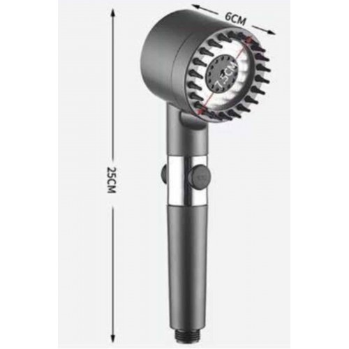 Yüksek Performanslı Masaj Etkili Su Tasarruflu Duş Başlığı Krom Kaplama Uzun Ömürlü