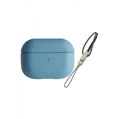 Airpods Pro 2 (2.nesil) 405 Deri Kılıf - Sierra Blue-(5796)